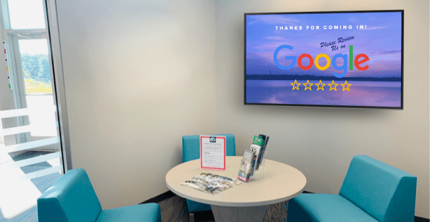 A conference room of a commercial office in the USA