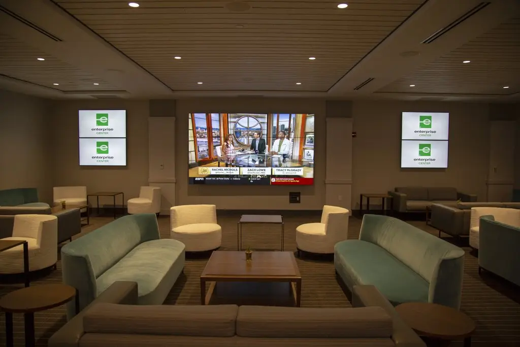 Lobby area at Downtown St. Louis Enterprise Center in the USA